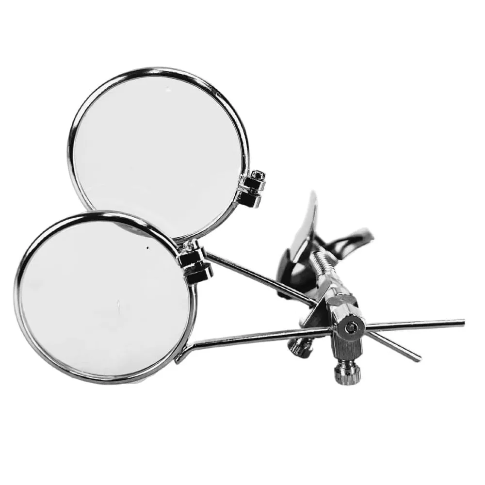 Tool Glasses Double Loupe Clip On to Frames 6X Combined Magnification (6cm)