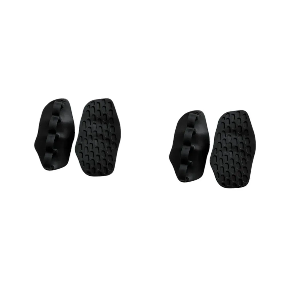 Silicone Weightlifting Hand Grip Pads - 4 Pieces - Black