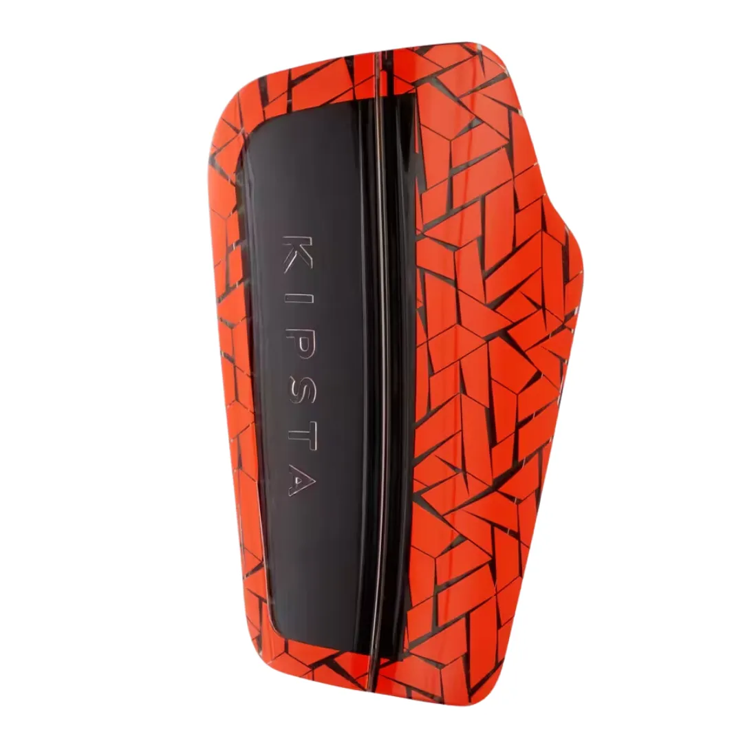 Kipsta Traxium Red Adult Football Shin Guards