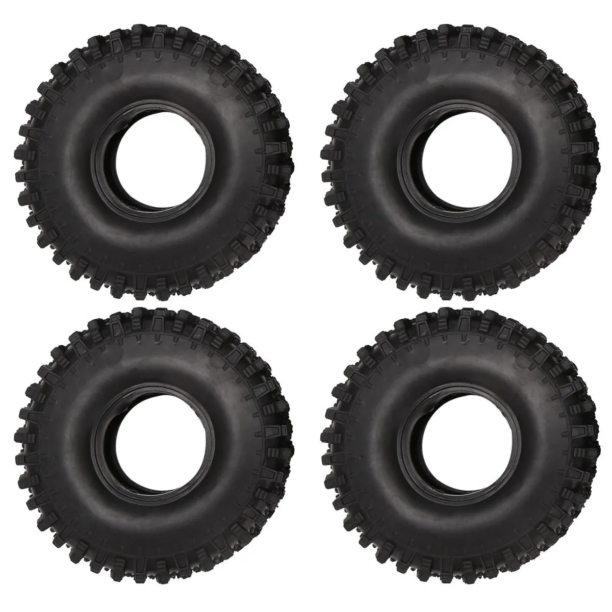 1.9 Rubber Rocks Tyres Wheel Tires for 1/10 Rc Rock Crawler Axial