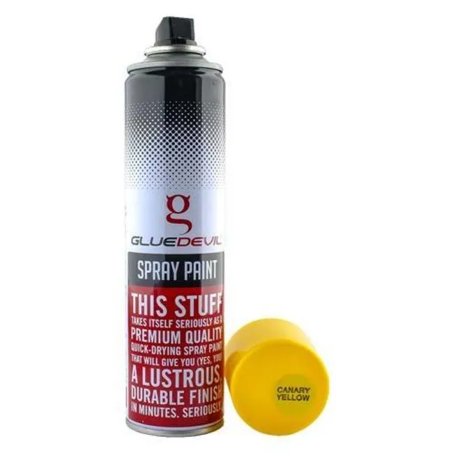 Glue Devil Spray Paint - Canary Yellow