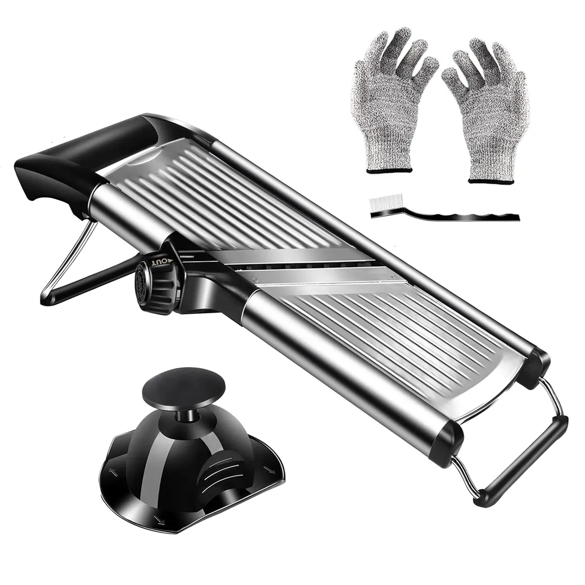 Mandolin Slicer Grater Adjustable Vegetable Fry Cutter Chopper Cut Tool