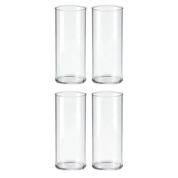 4 Pack - Elegant Containers For Kitchen Organisation - Transparent