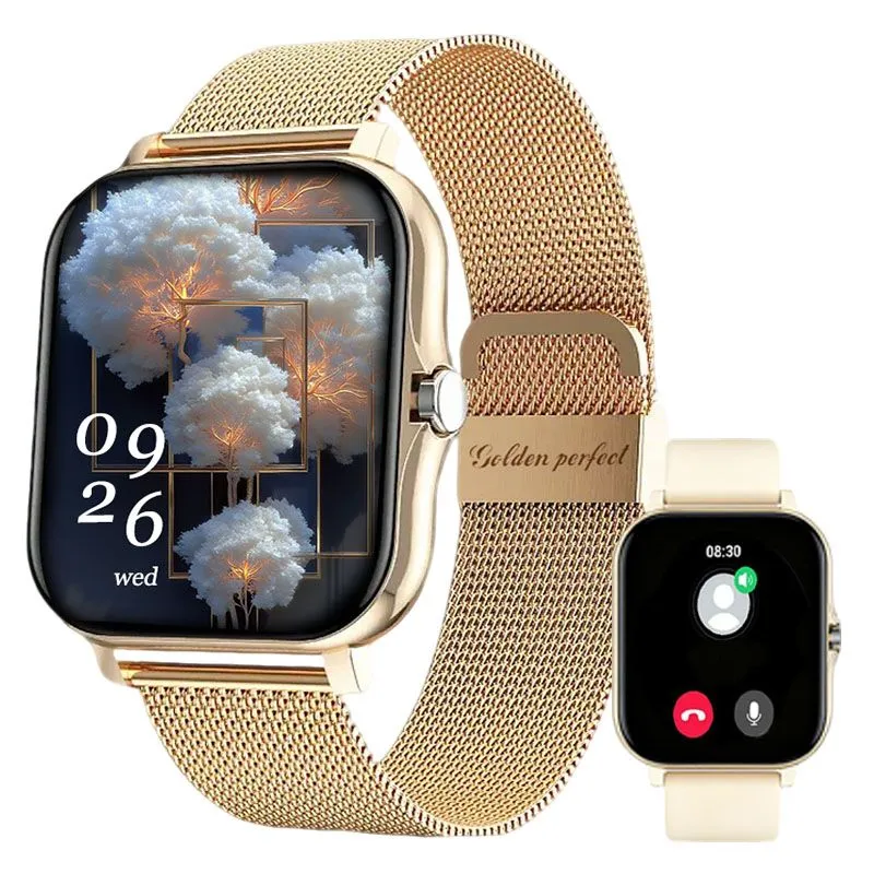 Women's Dual Strap Smartwatch With HD Display|Smart Companion for Women