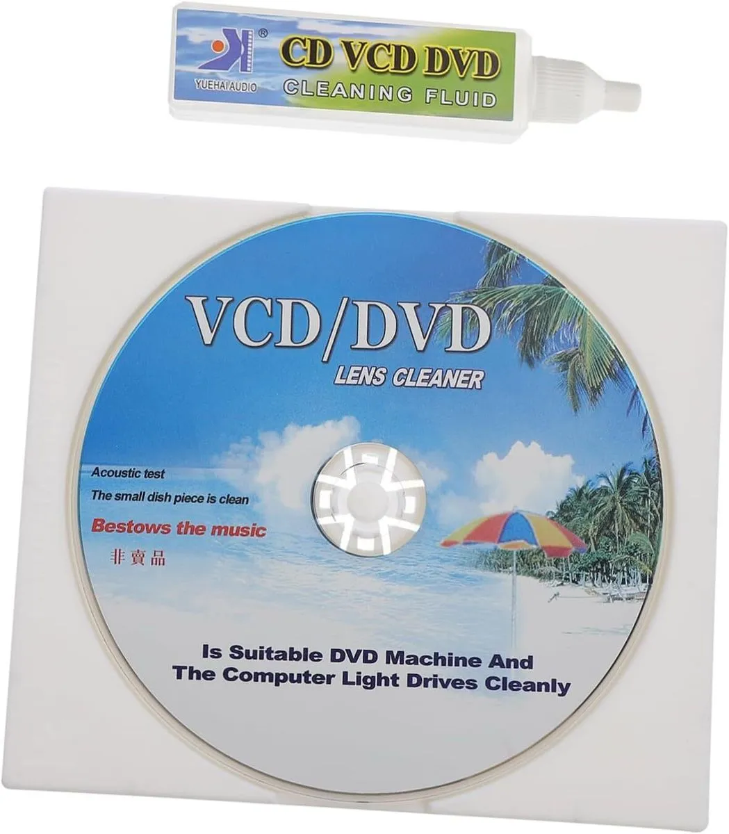 Multi-Functional Cd Cleaning Disc Set Cleaning Disc for Cd Vcd Deep Dust
