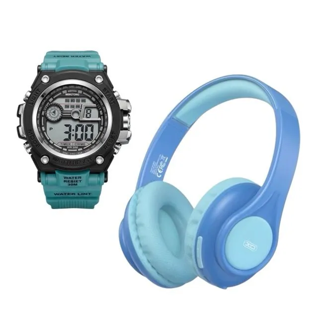 Kids Wireless Headphones Durable Sport Watch