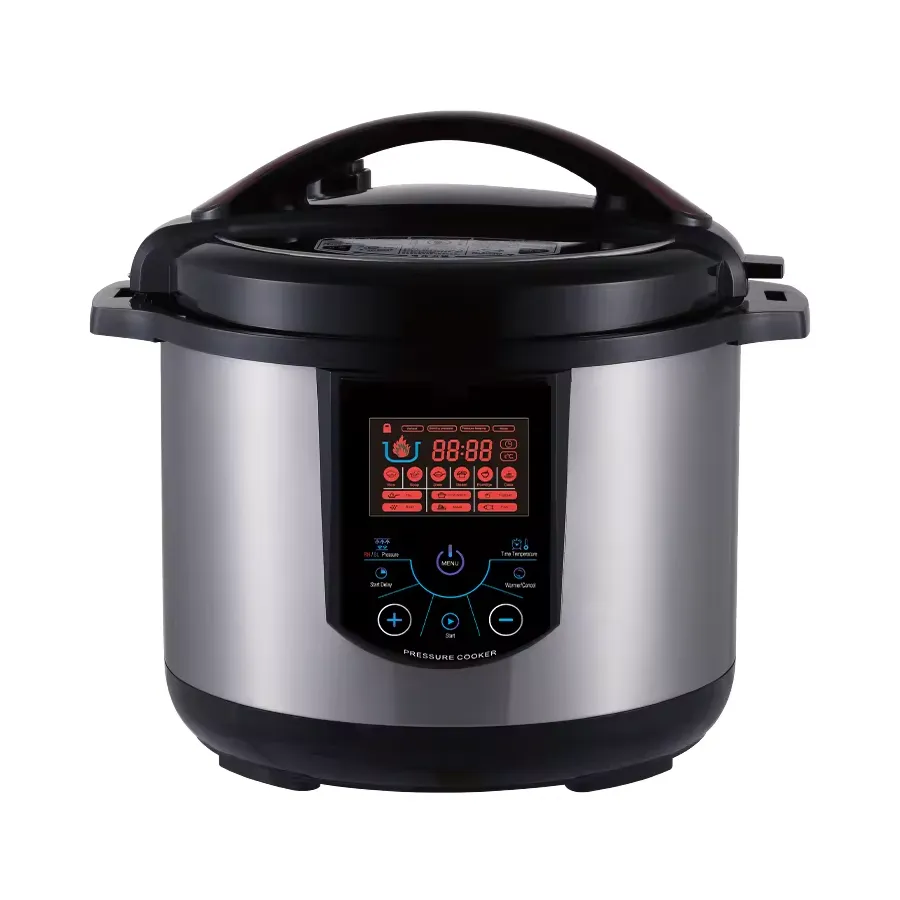Multifunctional 10L Non-Stick Pressure Cooker - LED Advanced Functionality