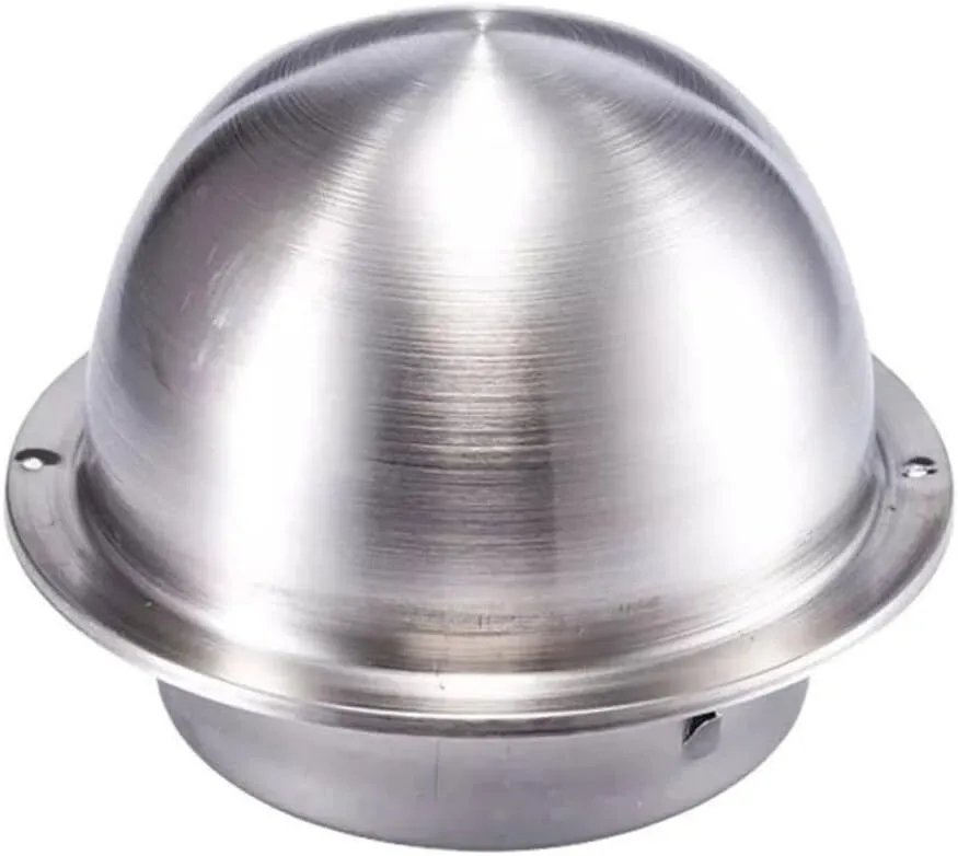 Stainless Steel Hood Exhaust Wall Vent Cover Outdoor Vent Easy Install