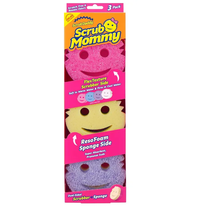 Sponges - Dish Scrubber + Non-Scratch Cleaning