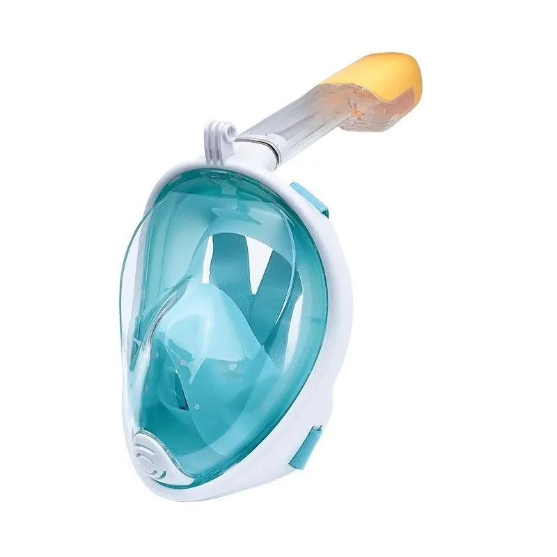 Sports Camera Compatible Snorkel Mask for Adult - Blue
