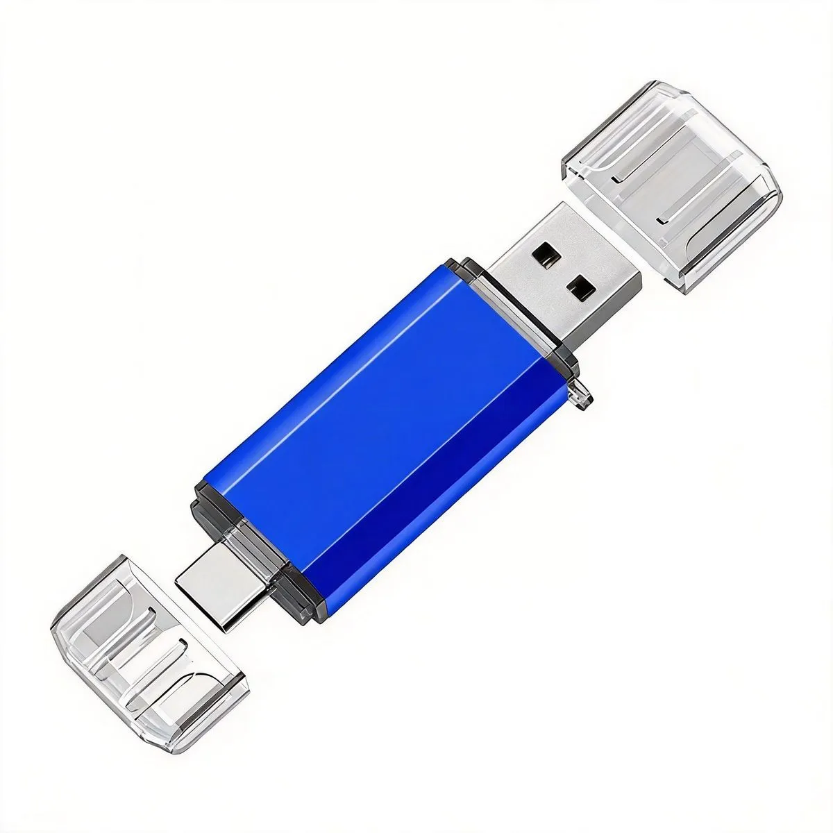 Type-C OTG USB Flash Drive 128GB High-Speed Compatible with Type-C Devices - Blue
