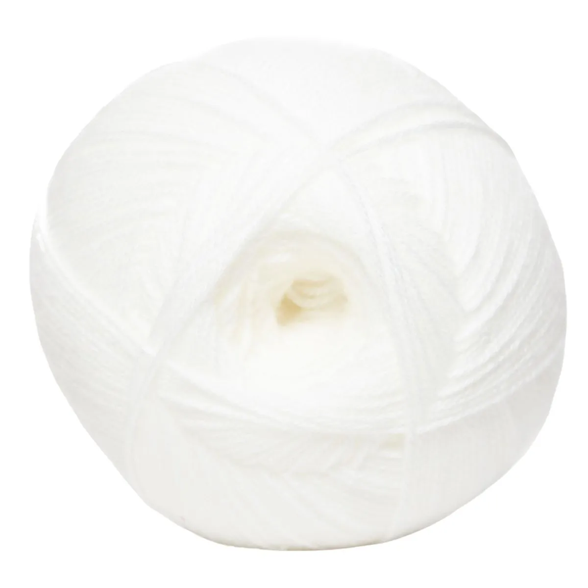 Charity DK Big Ball 100 % Acrylic Wool Yarn (1 x 300g) - 001 White
