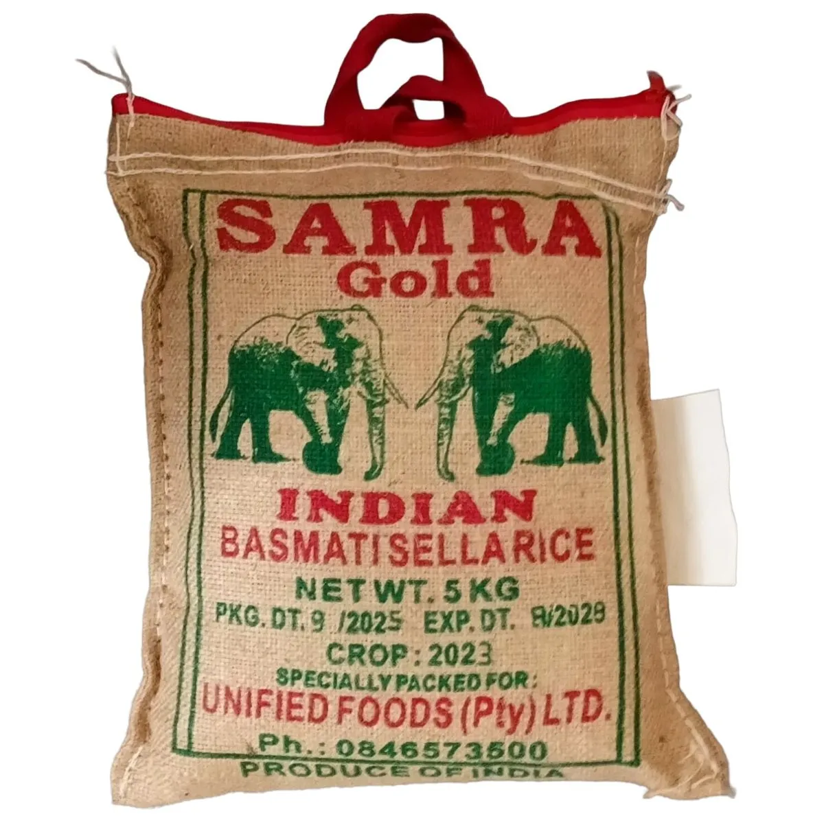 Samra Gold Indian Basmati Sella Rice -5kg