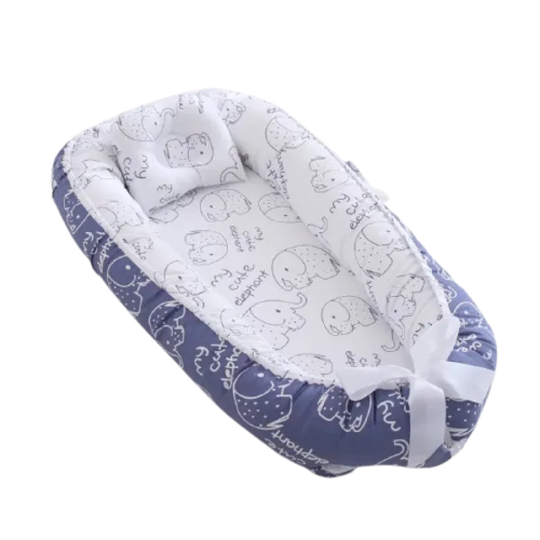 Portable Baby Nest Bassinet Crib - Blue