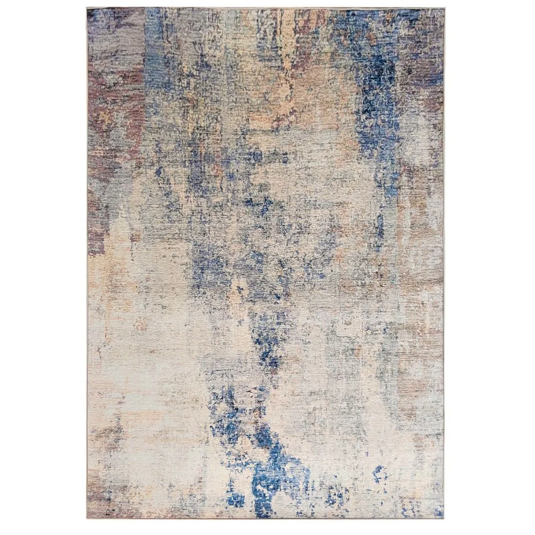Urban Thread Arizona Area Rug - Abstract Desert Landscape Blues & Neutrals