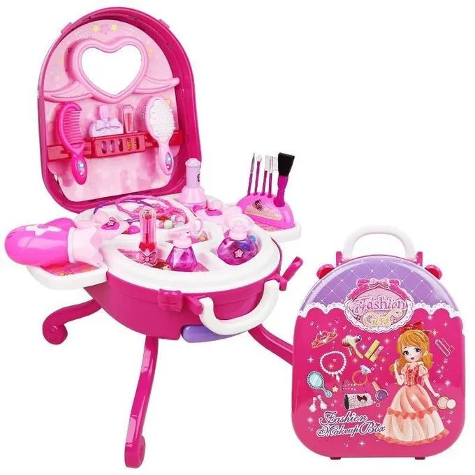 3-in-1 Children's Makeup Suitcase Set Playset