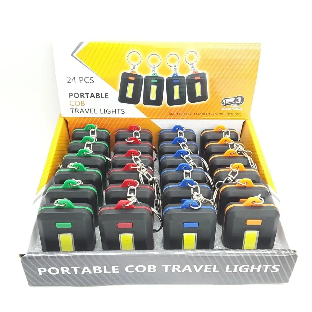 24 Pieces Portable Cob Travel Lights -Yax