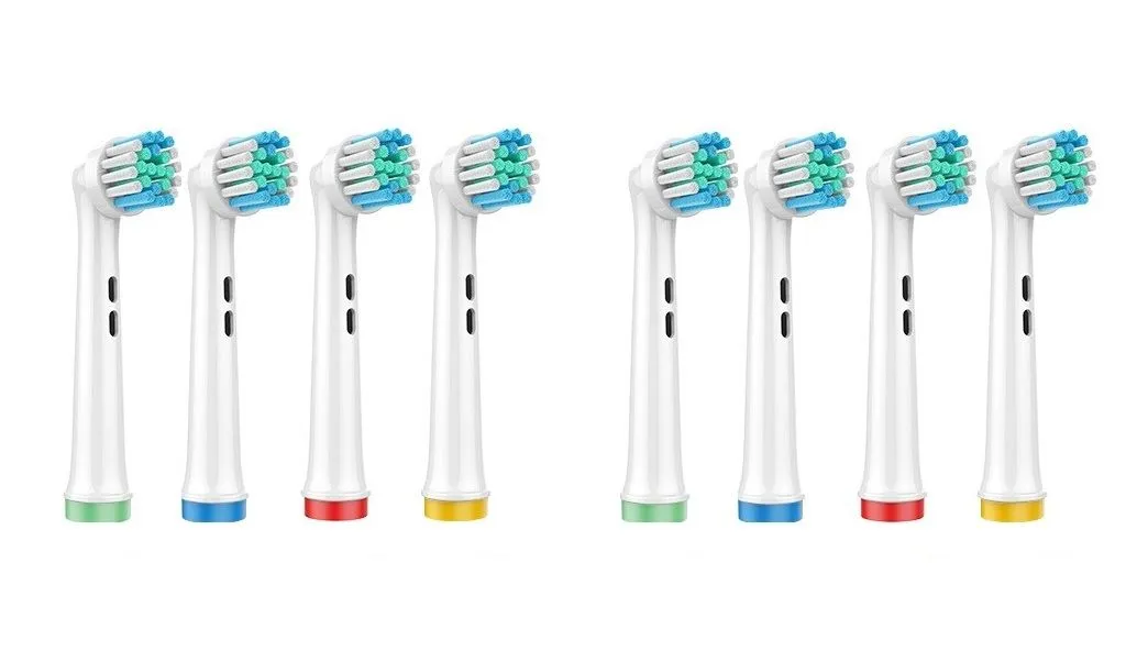 CoralSky Replacement Toothbrush Heads Compatible with Oral-B - 8 Pack