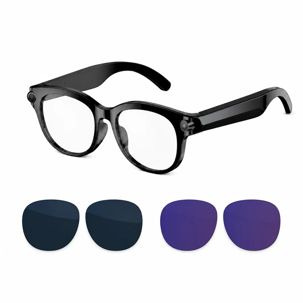 M89-S AI Smart Intellegent Glass Eyewear 800W Camera With 3 Lens