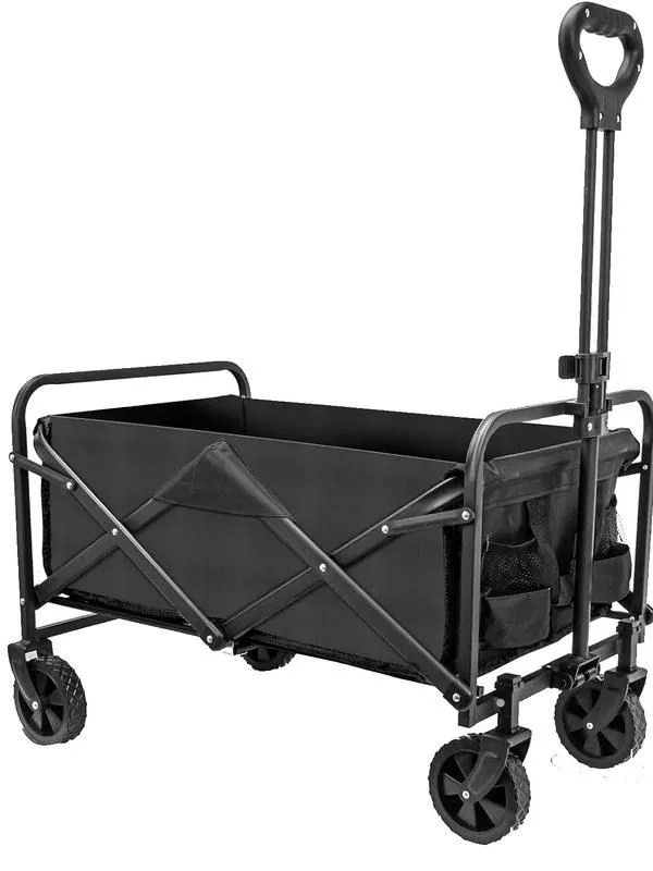 Folding Outdoor Wagon - Portable Cart for Camping, Beach & Hiking