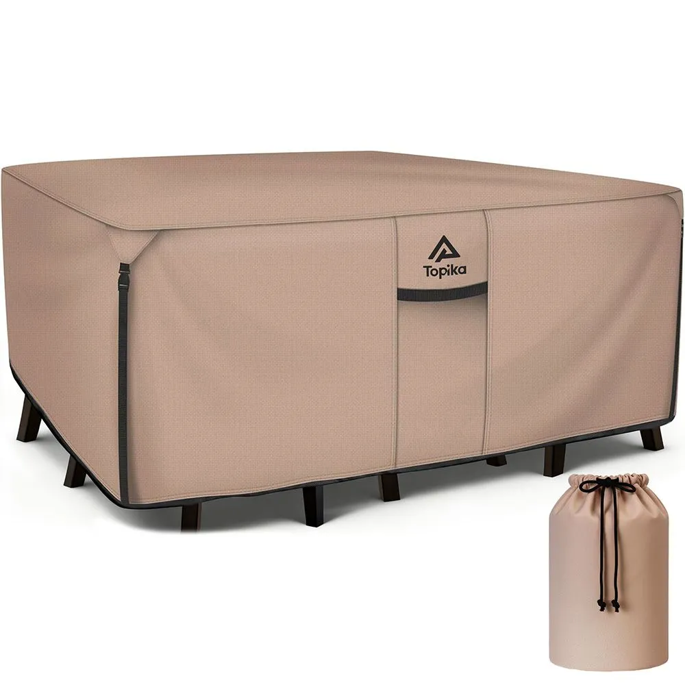 Topika-Patio Furniture Cover Outdoor Furniture Cover Waterproof Table Cloth