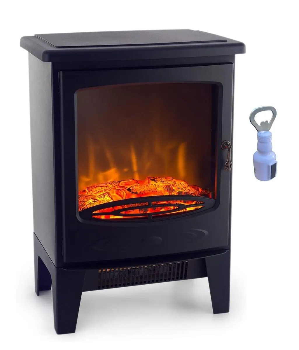 1800W Electric Heater Fireplace Heater - ZR-8001- And Bottle Opener