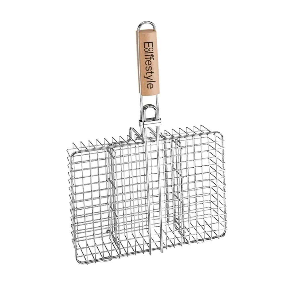 ECO Steel Braai Grill - Braai Grid Basket for Outdoor Cooking & Camping