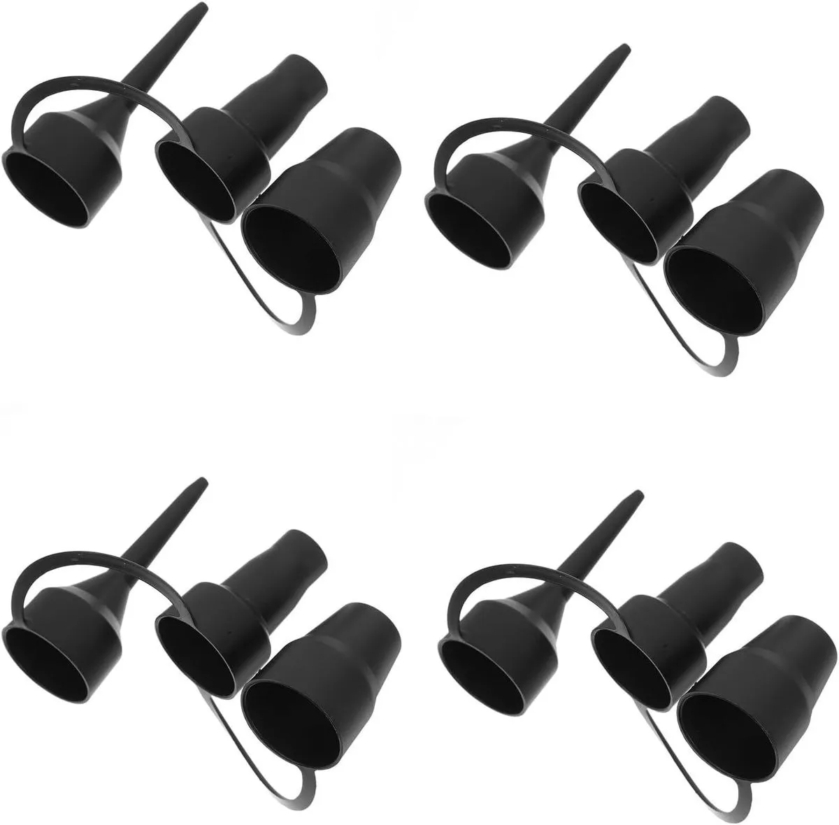 4pcs Air Pump Nozzles Replacement Set Plastic Inflatable Pump Adapter