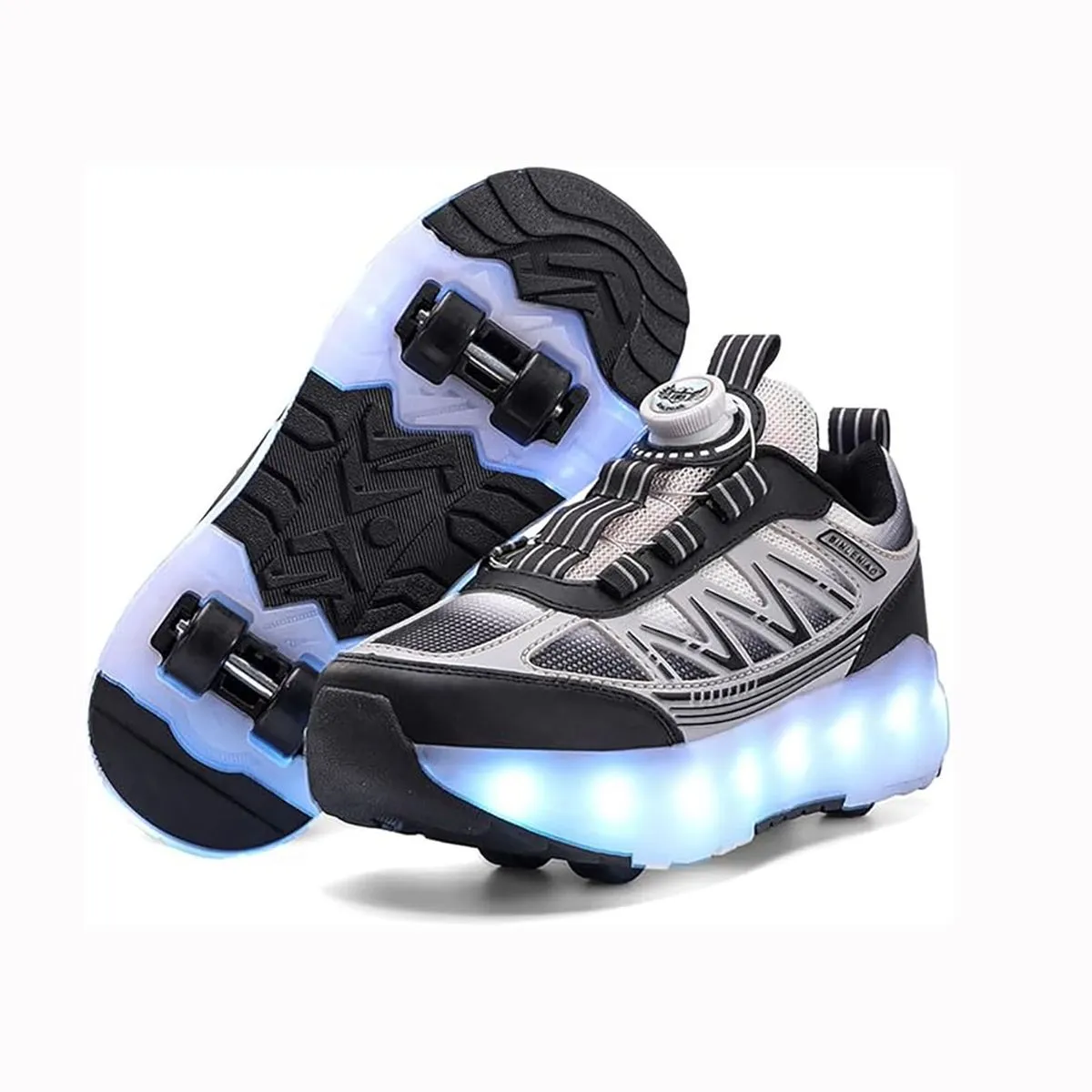 Kids LED Roller Skate Shoes USB Rechargeable Birthday Gift