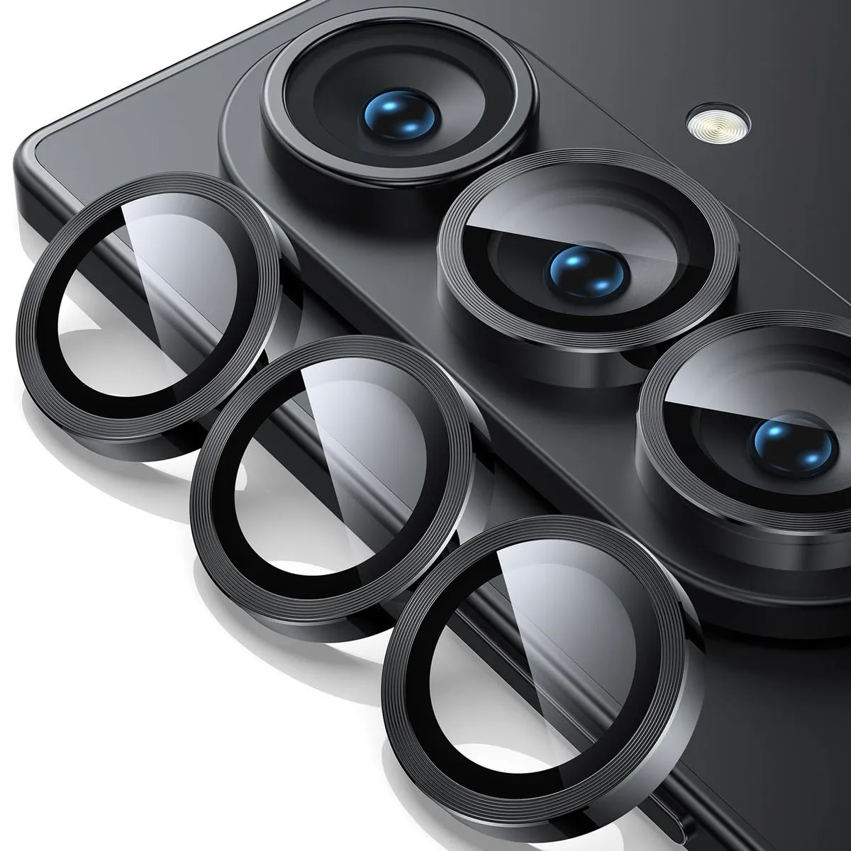 Camera Lens Protector Case Cover Compatible With Samsung Galaxy Z Fold 7 - Black