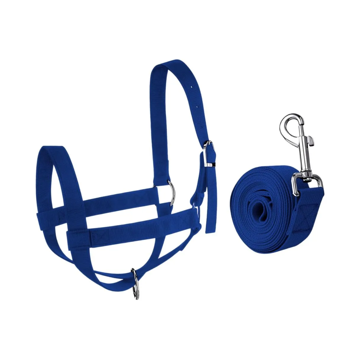 Cow Halter w/ Leading Rope Goat Harness Outdoor Oxen Livestock Bull Bridle