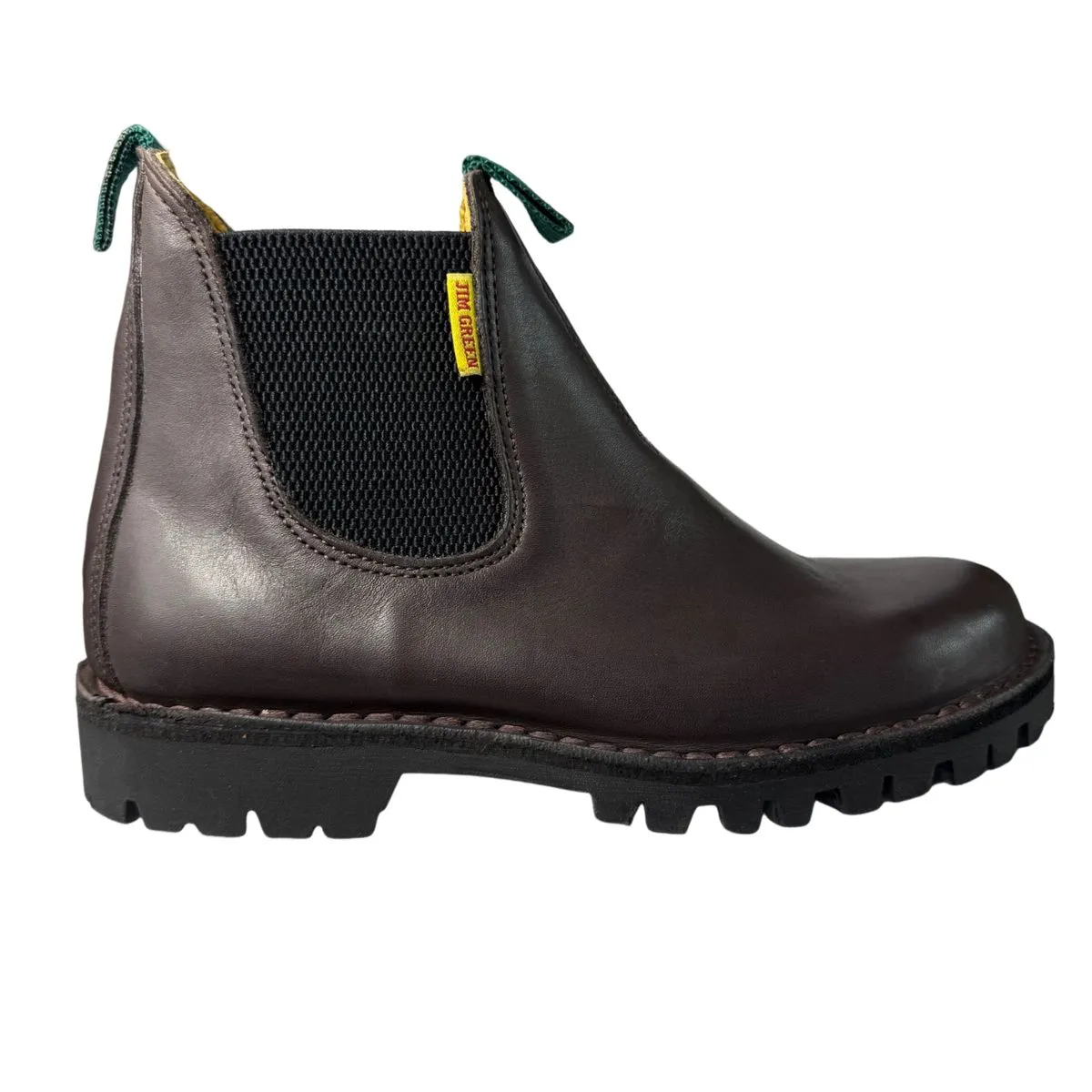 Jim Green Leather Brown Chelsea Stock Boot