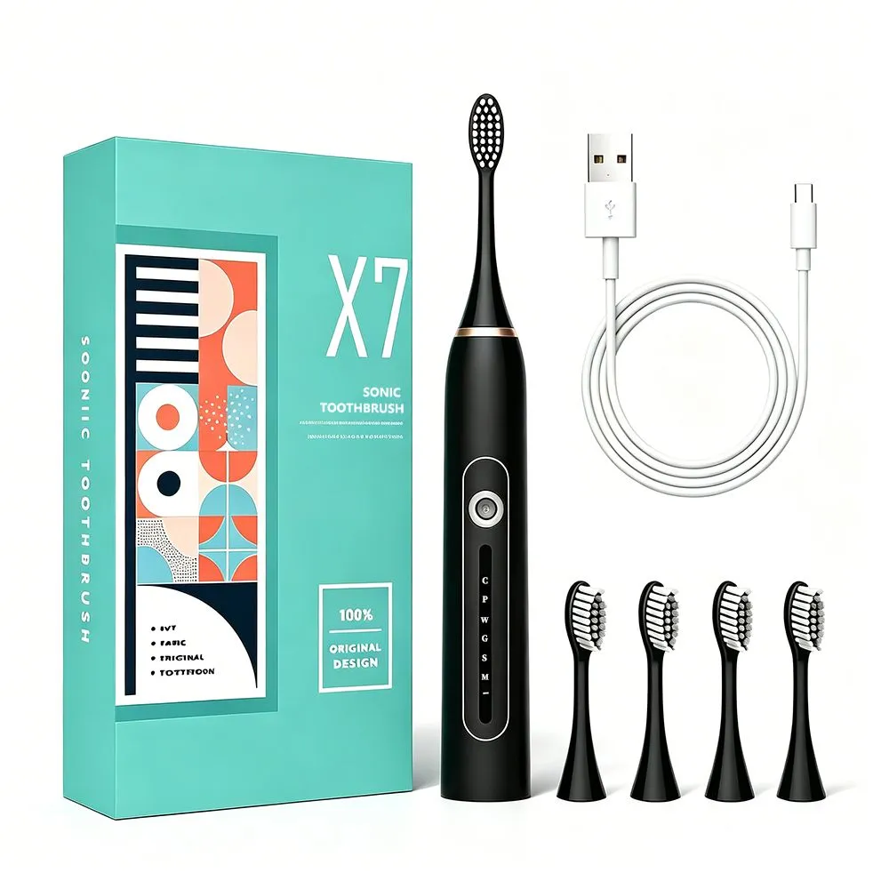 Sonic Electric Toothbrush Low Noise Designed Ideal for Adults Kids