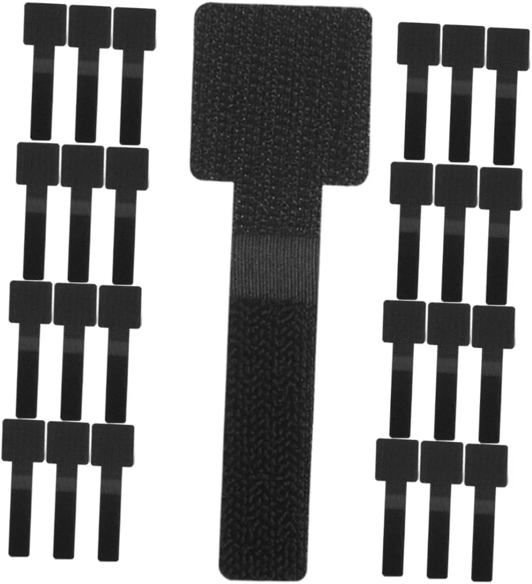 50pcs Cable Labels Tags Reusable Data Cable Storage Strap for Cord