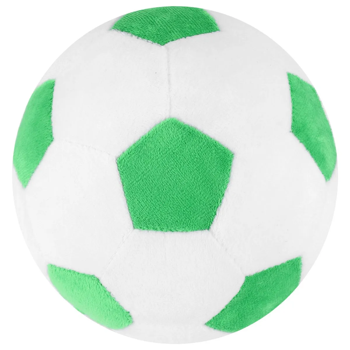 Soccer Sports Ball Throw Pillow Stuffed Soft Plush Toy Green