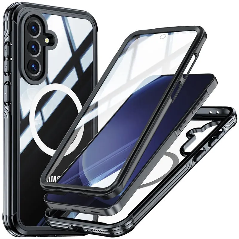Full Body Protection Phone Case Compatible With Samsung Galaxy S25 Plus - Black