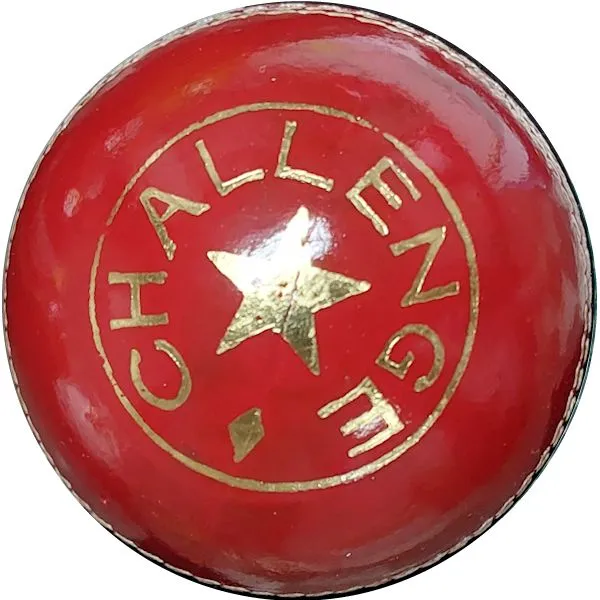 Challenge By Kh - 135g 2 Piece Cricket Ball - 6 Pack - Red