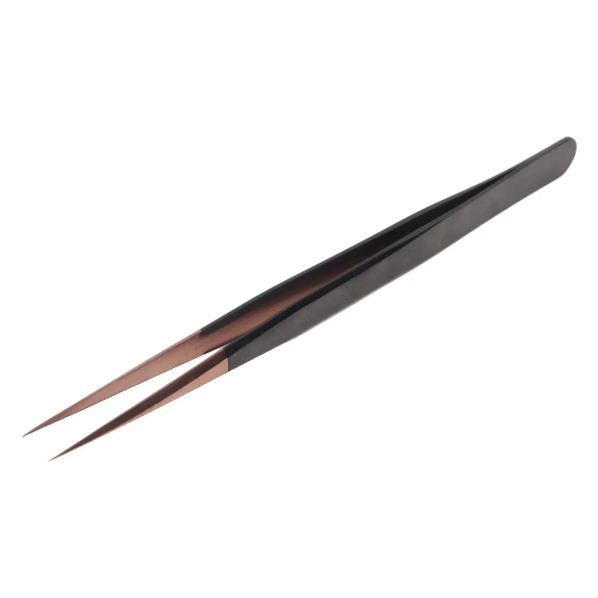 Straight Tweezers Compatible with Rose Gold Lash Tool