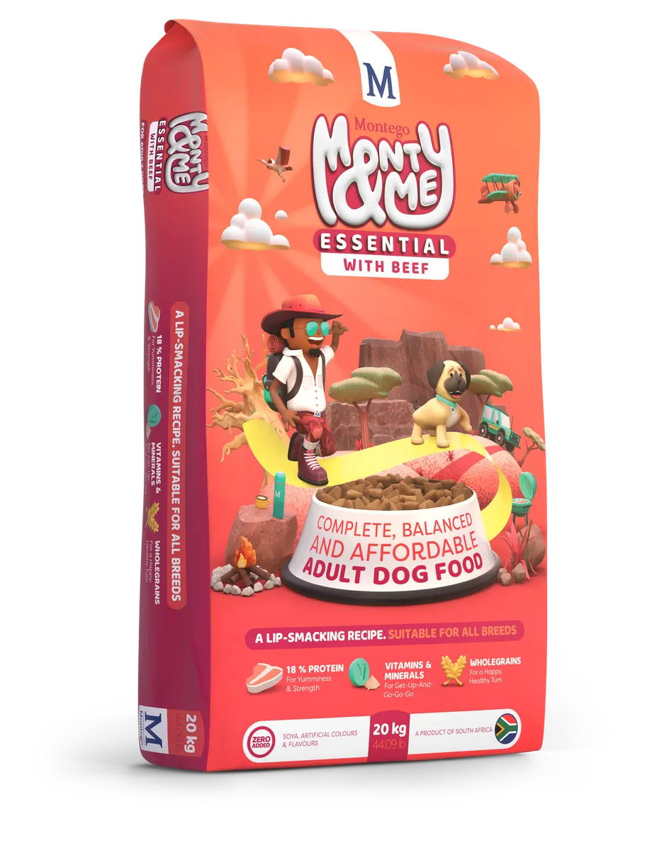 Montego Monty & Me - Essential Beef Adult Dog Food - 20 kg