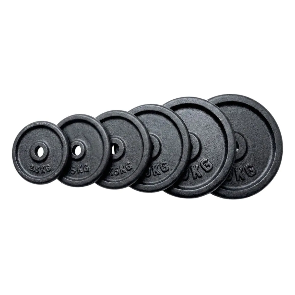 i-Fitness Cast Iron Standard Weight Plates - 25mm (Pairs)