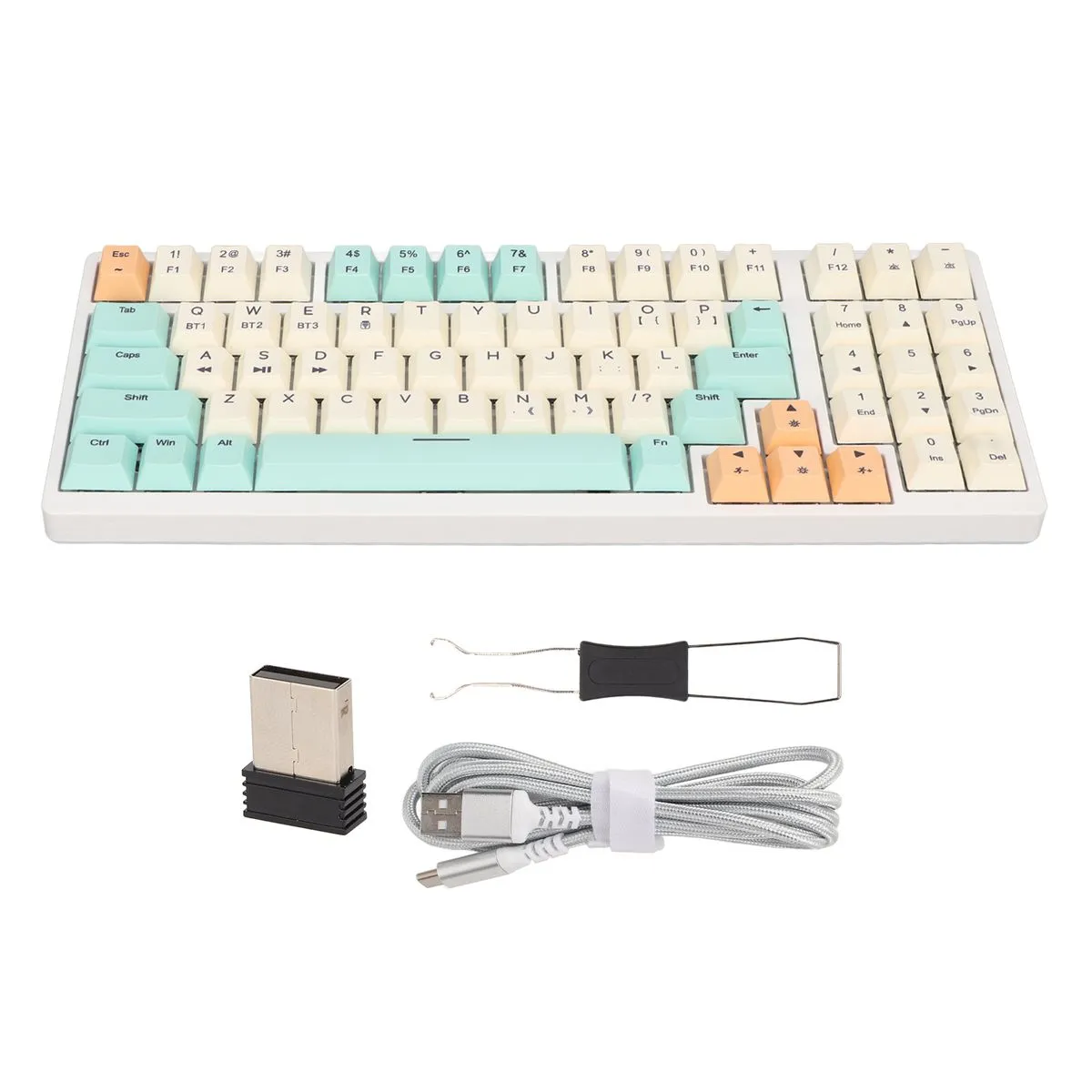 Mechanical Keyboard DIY 68 Key RGB Bluetooth Hot Swap