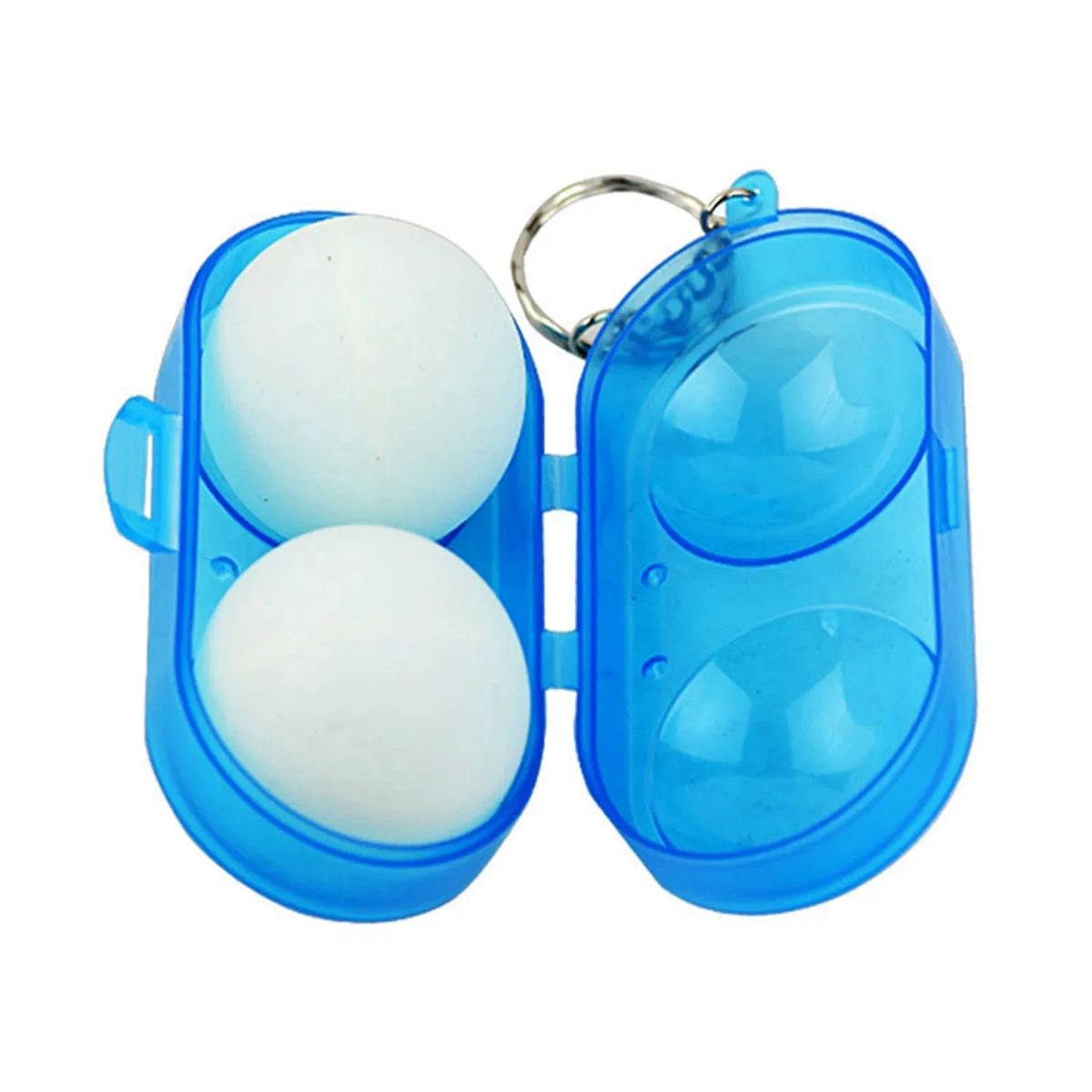 Table Tennis Container 2 Balls Ping-Pong Storage C