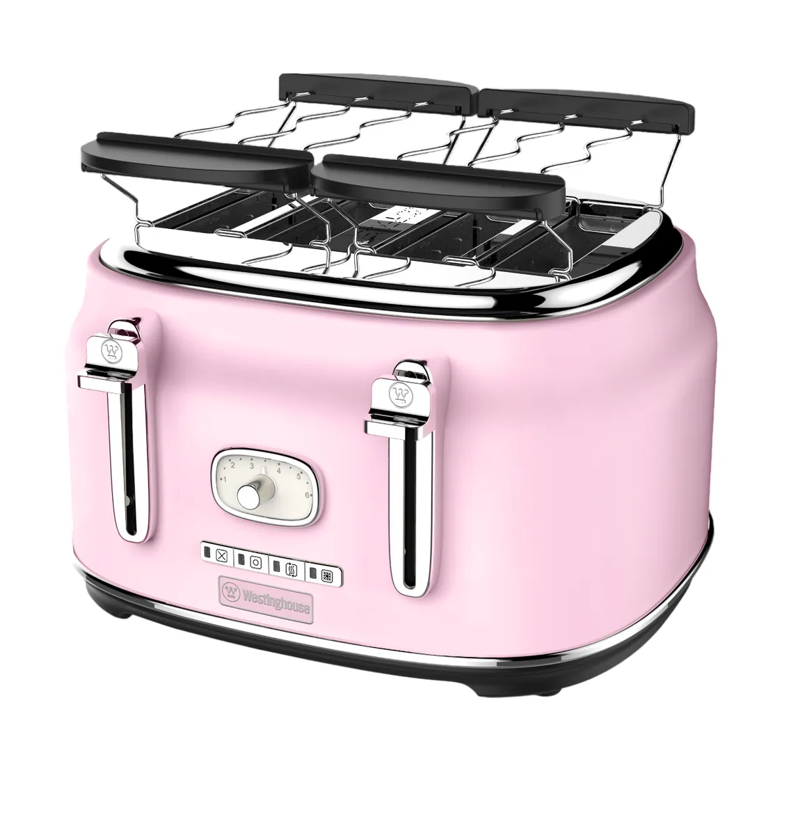 Westinghouse Retro Series 4-Slice Toaster - Pink