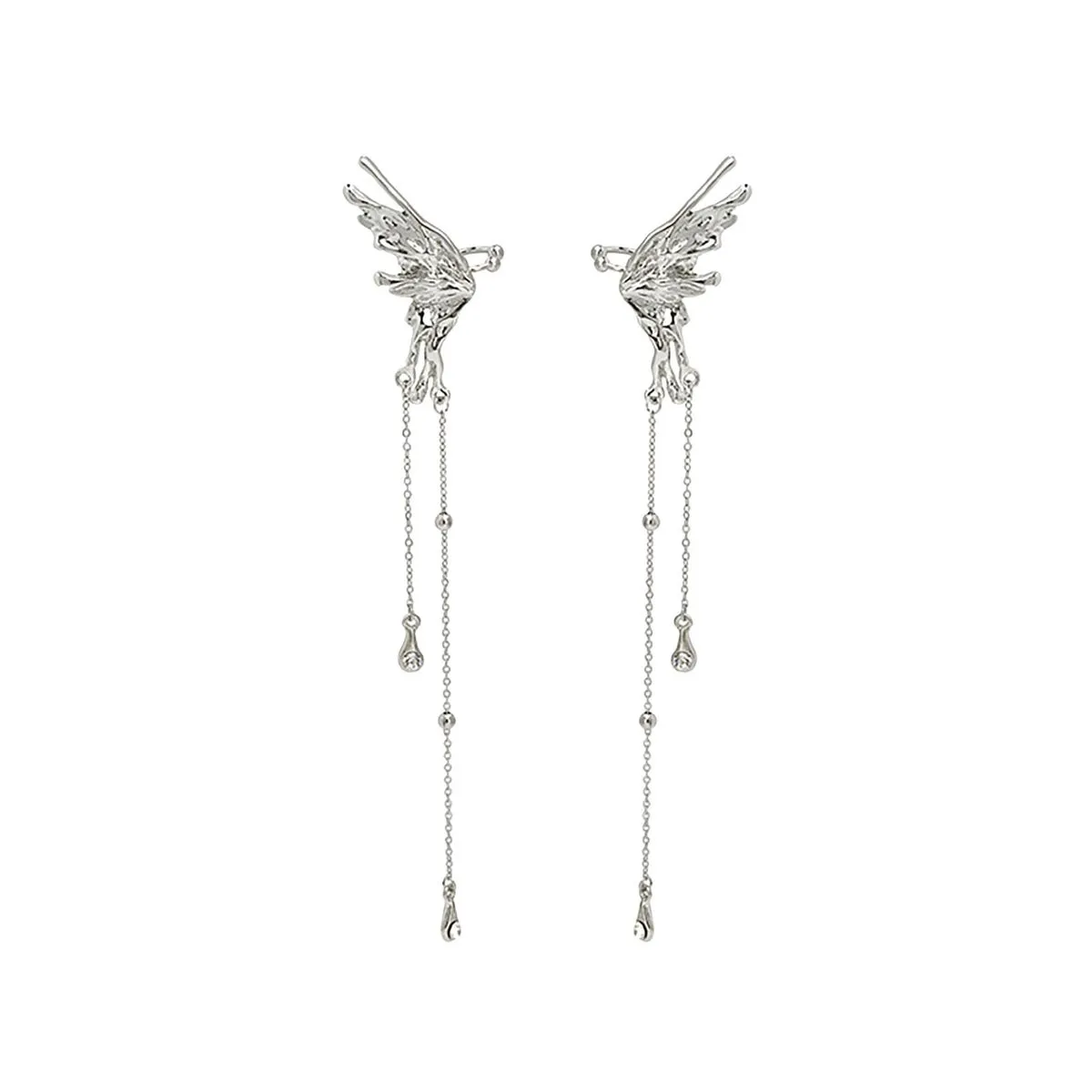 1 Pair Wing Cuff Earrings - Party & Travel Accessory