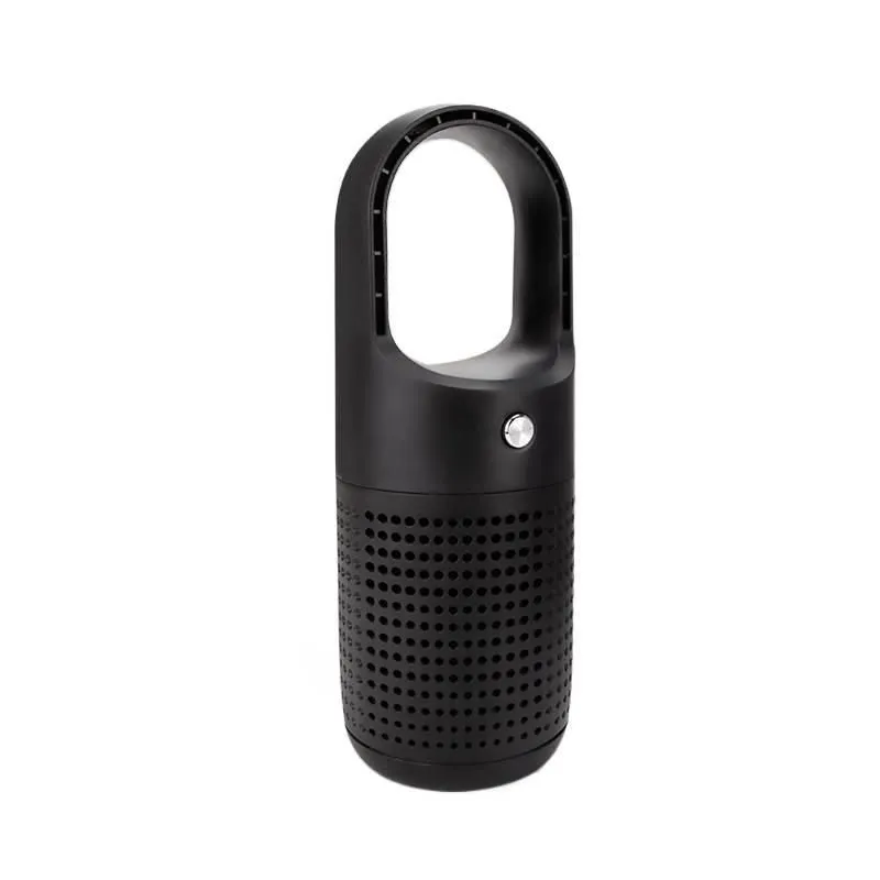 USB Mini Negative Ion Air Purifier - Portable Odour & Formaldehyde Remover - Black