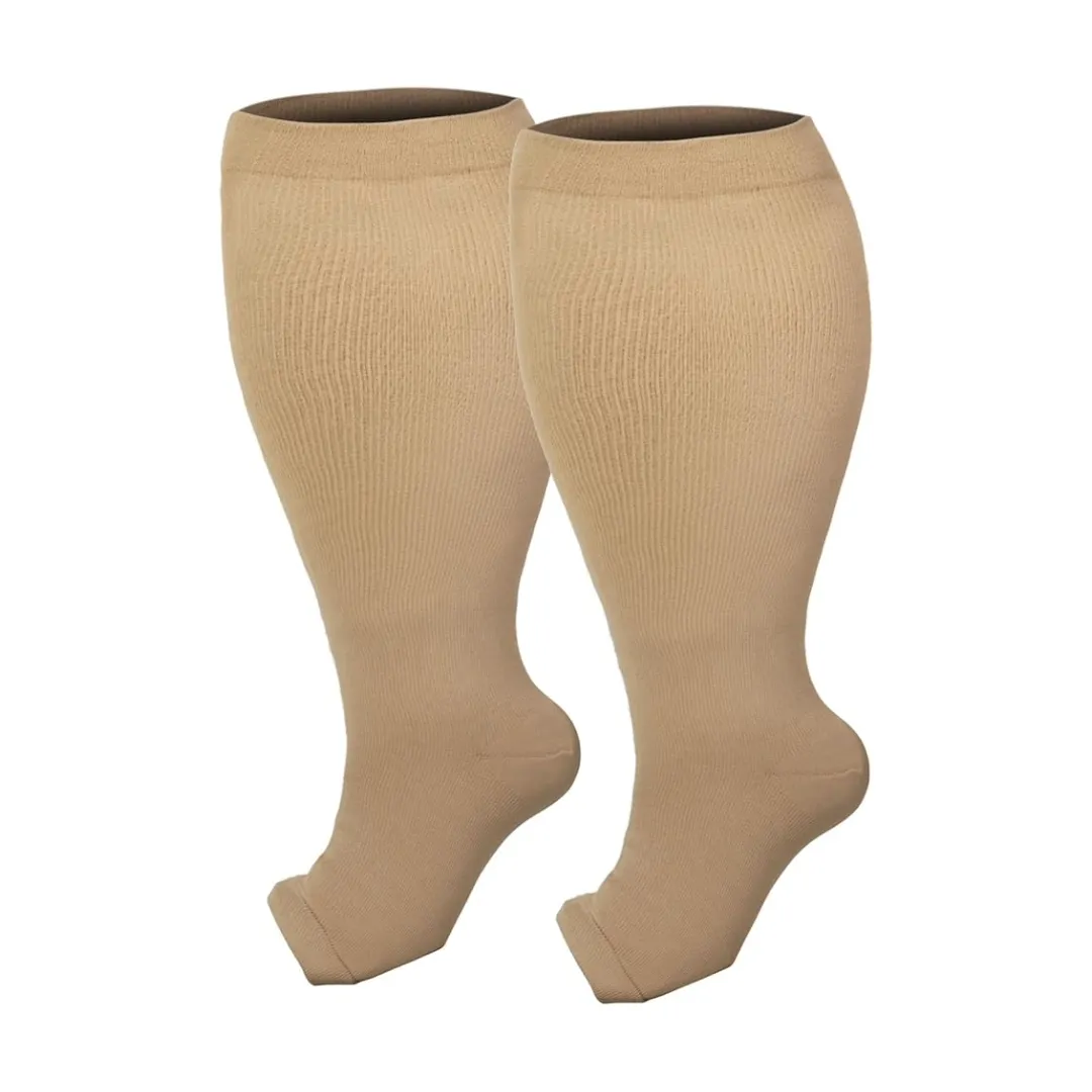Unisex Wide Calf Compression Socks