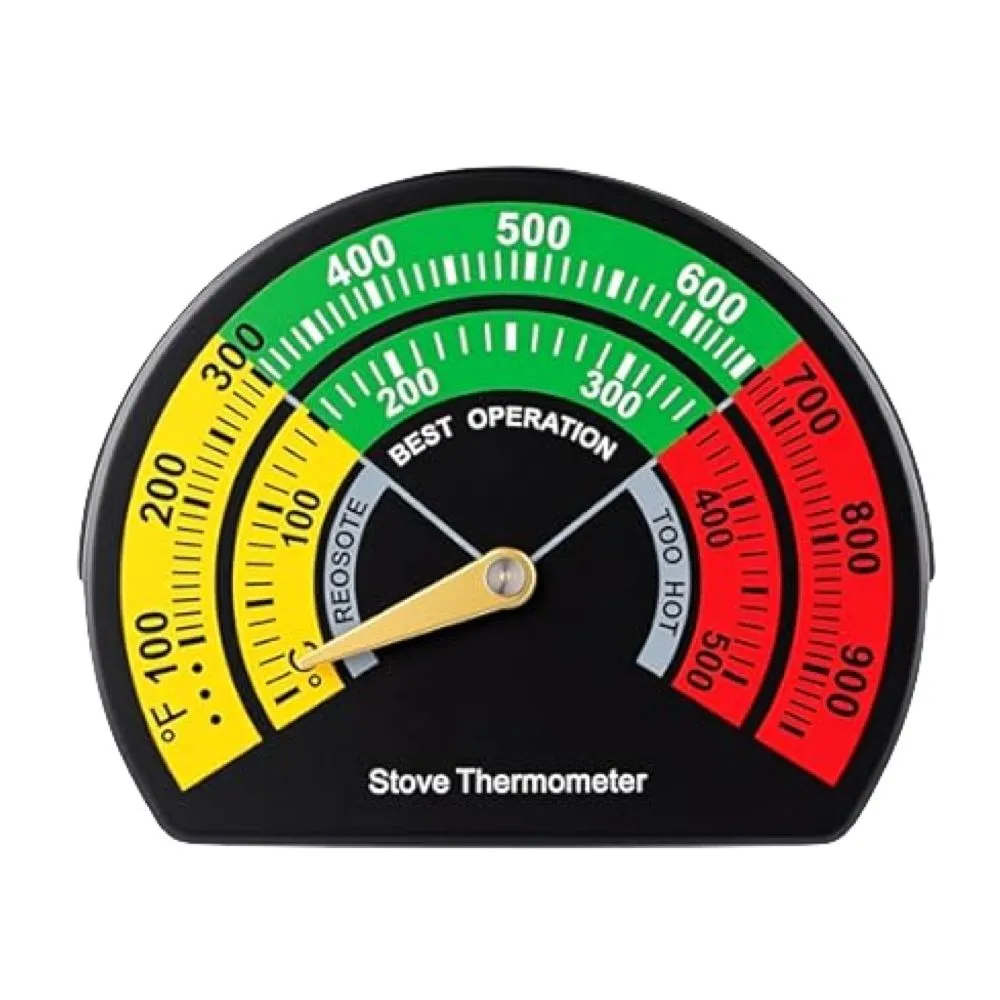 Garden Wood Burning Stove Temperature Thermometer For Overheating -8.5cm
