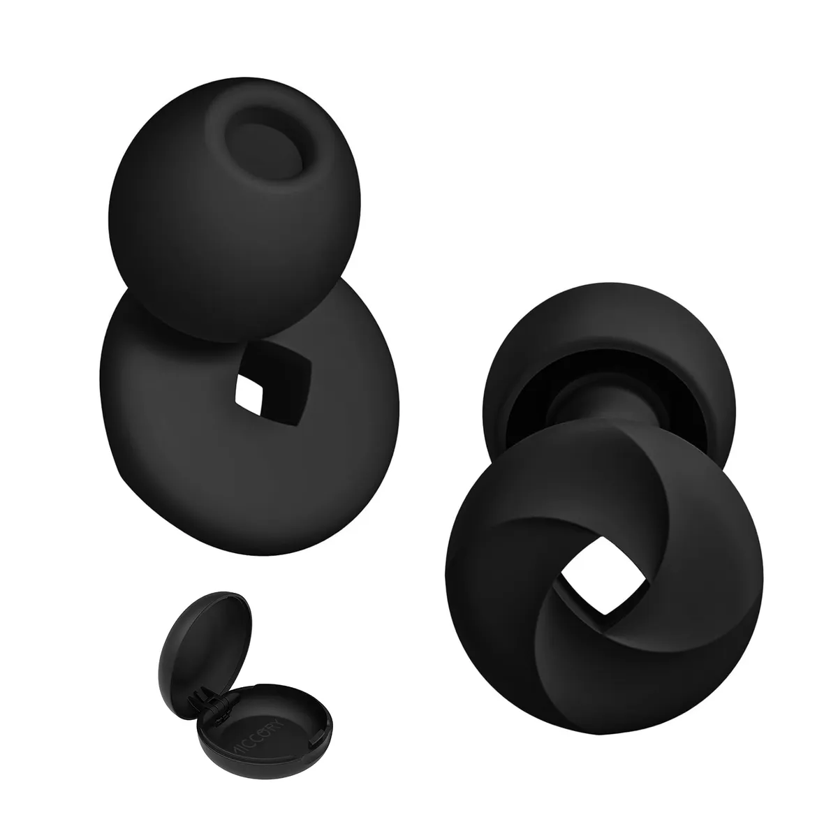 InSync Recharge - Noise Reduction Sleep Earplugs - Black