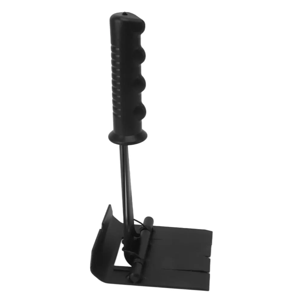 Stainless Steel Ergonomic Handle Trim Puller for Baseboard Floor - Black