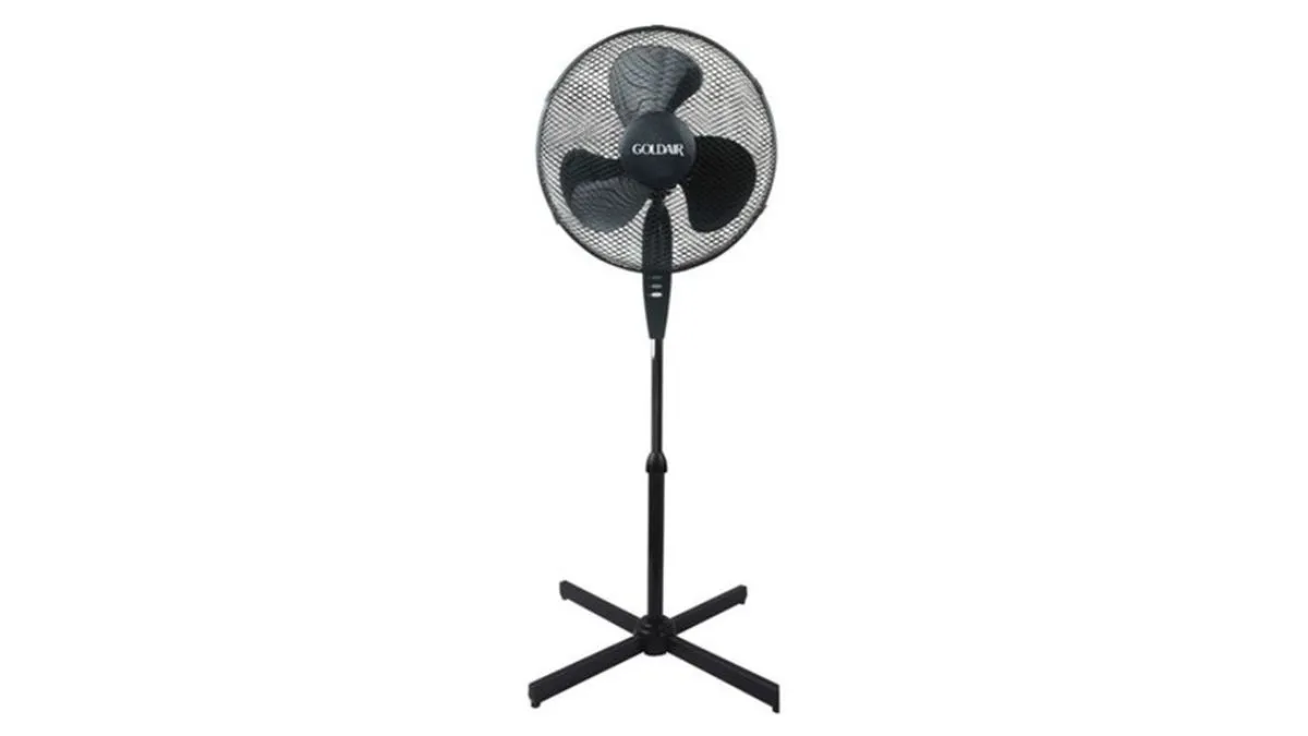 Goldair - 40cm Oscillating Pedestal Fan - Black